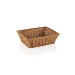 GN kurv – 1/2 325 x 265 mm – WEAVER PRO GN kurv – beige – polypropylen – krom nikkel stål 18/10