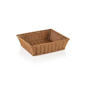 GN kurv – 2/3 – WEAVER PRO GN kurv – beige – polypropylen – krom nikkel stål 18/10