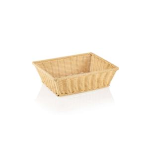 GN kurv – 1/2 325 x 265 mm – WEAVER PRO – lys beige – polypropylen – kromnikkelstål 18/10