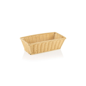 GN kurv – 1/3 325 x 176 mm – WEAVER PRO – lys beige – polypropylen – kromnikkelstål 18/10