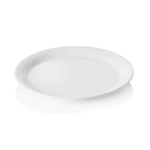 Tallerken – DAY & NIGHT – Ø26 cm – hvid – melamin