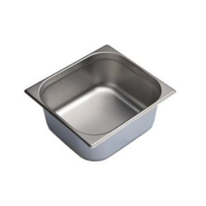 GN beholder – 2/3 GN – 353 x 325 mm højde 150 mm – rustfrit stål