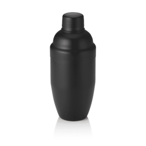 Shaker Classic NOCTURN – 0,5 liter – Ø 8,5 cm – sort mat – krom nikkel stål 18/8