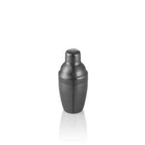 Mini Shaker Classic NOCTURN – 0,25 liter – Ø 7 cm – gun metal – krom nikkel stål 18/8