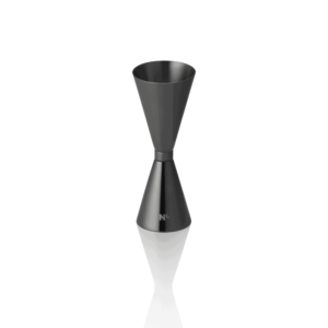 Slim Jigger NOCTURN – 3/4,5 cl – Ø 4,5 cm – højde 12 cm – gun metal – krom nikkel stål 18/8