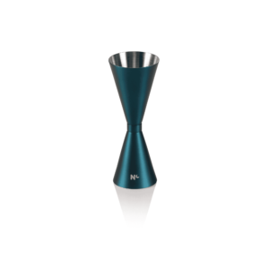 Slim Jigger NOCTURN – 3/4,5 cl – Ø 4,5 cm – højde 12 cm – blå mat – HLC – krom nikkel stål 18/8