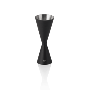 Slim Jigger NOCTURN – 3/6 cl – Ø 5 cm – højde 13 cm – sort mat – krom nikkel stål 18/8