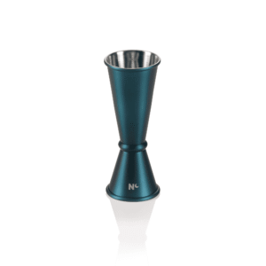 Jigger Japansk Stil NOCTURN – 2,5/5 cl – Ø 4,5 cm – højde 11 cm – blå mat – HLC – krom nikkel stål 18/8
