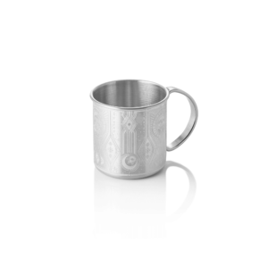 Moscow Mule Tattoo NOCTURN – 0,45 liter – Ø 9 cm – højde 9 cm – sølv – krom nikkel stål 18/8