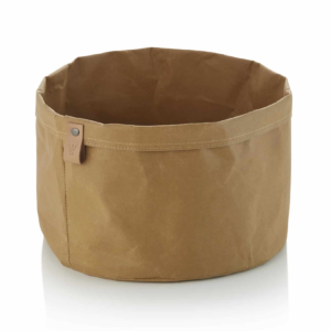 Brødpose – CRAFT & CRUMBLE – Ø30 cm – højde 22 cm – khaki – kraftpapir