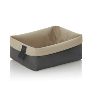 Brødpose – FLIP TETRON – 20 x 14 x 9 cm – lysegrå/lyse khaki – tetron