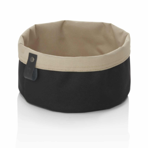 Brødpose – FLIP TETRON – Ø20 cm – højde 13 cm – lysegrå/lyse khaki – tetron