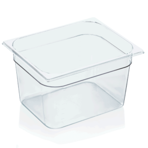 GN beholder – 1/2 GN 325 x 265 mm højde 200 mm – med skala – polycarbonat