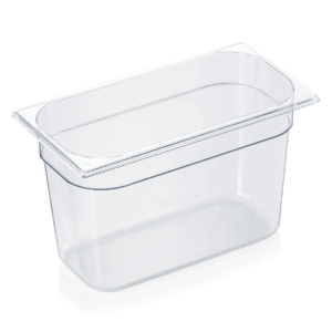 GN beholder – 1/3 GN 325 x 176 mm højde 200 mm – med skala – polycarbonat