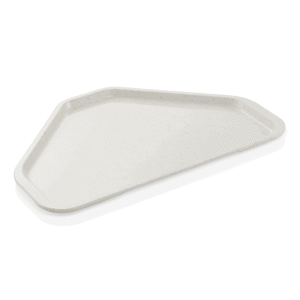 Trapez BAKKE 96 – 48 x 34 cm – granitgrå – polyesterfibre