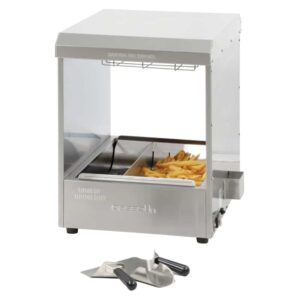 Pommes frites varmer – med quartz dobbelt varmegennemløb S