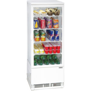 Displaykøleskab 98 L – Hvid