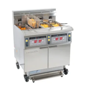Elektrisk frituregryde med filtrering 4 x 12 liter 17+17 kW