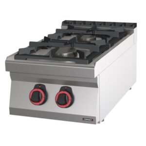 Industrikomfur til Gas 2 blus – 3,5 kW + 6 kW