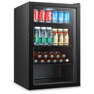 Backbar barkøleskab 115 liter sort – B540 x D539 x H847 mm