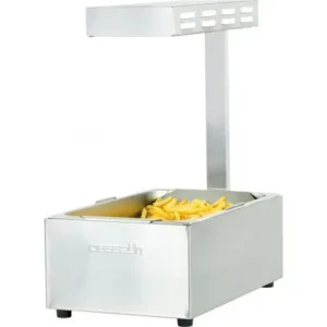 Professionel pommes frites varmer med infrarød til 1/1 GN 530 x 325 mm