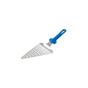 Lille inox trekantet spade perforeret – 19,5×14 cm – Gimetal