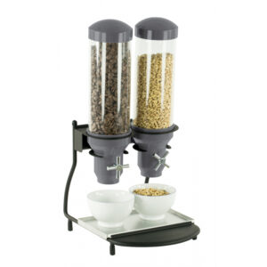 Cornflakes- müsli dispenser – 2 beholder