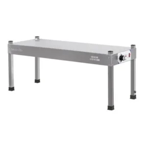 Rustfrit overbord med varme – B 1500 x D 380 x H 402 mm
