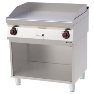 Stegeplade – grillplade til El – krom glat – 9 kW / 400 V